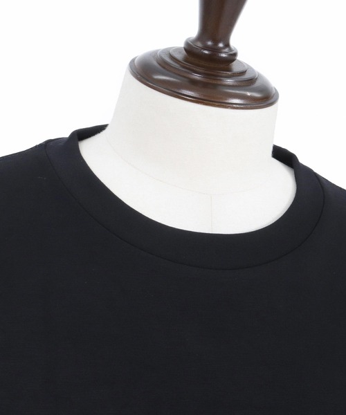 CAMBIO tシャツ mlt4954- サイドスリットパネルポンチカットソー