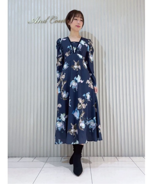 AND COUTURE（アンドクチュール） ワンピース ウォーターフラワー