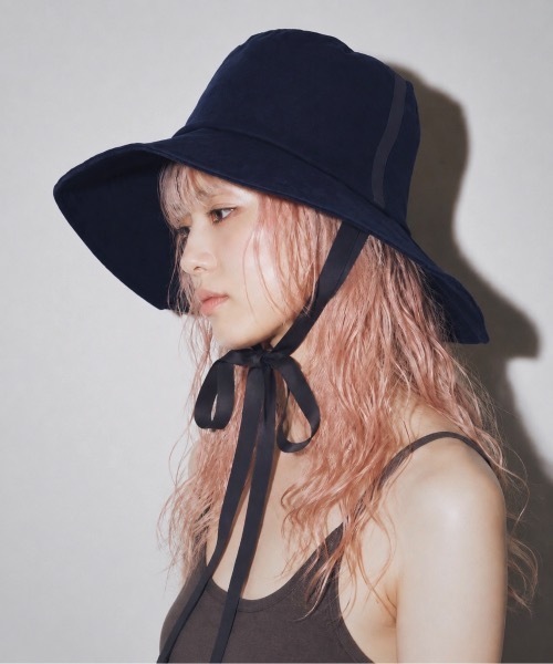 美品⭐︎ ORIENT MILLINERY リネン100%サンシェードハット ORIENT MILLINERY 帽子 ハット レディース RUFF「ルフ」リネン100% UV