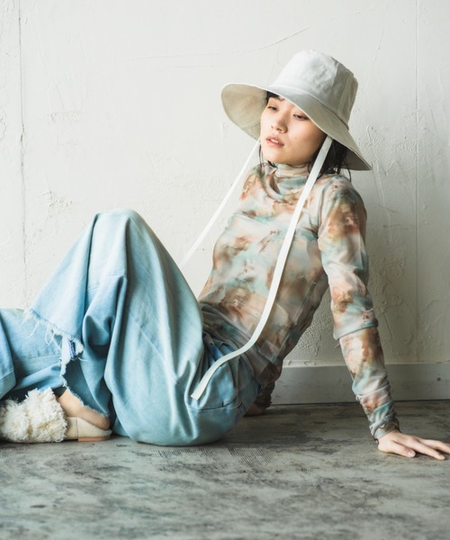 ORIENT MILLINERY 帽子 ハット レディース RUFF「ルフ」リネン100% UV
