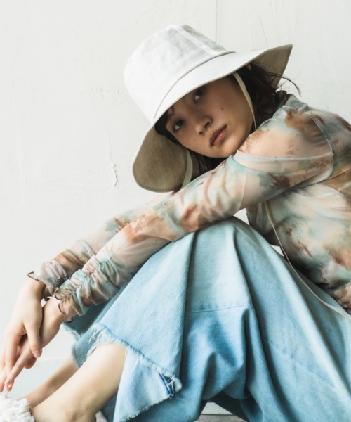 ORIENT MILLINERY 帽子 ハット レディース RUFF「ルフ」リネン100% UV