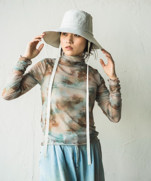 ORIENT MILLINERY 帽子 ハット レディース RUFF「ルフ」リネン100% UV
