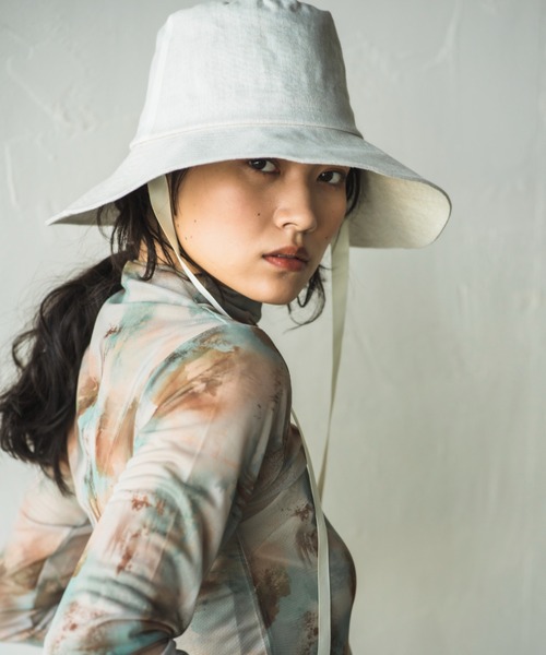 ORIENT MILLINERY 帽子 ハット レディース RUFF「ルフ」リネン100% UV