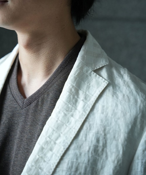 tシャツ 「ACTIVE TAILOR/アクティブテイラー」シルケット加工VネックTシャツ「接触冷感」「UVカット」 メンズ_14