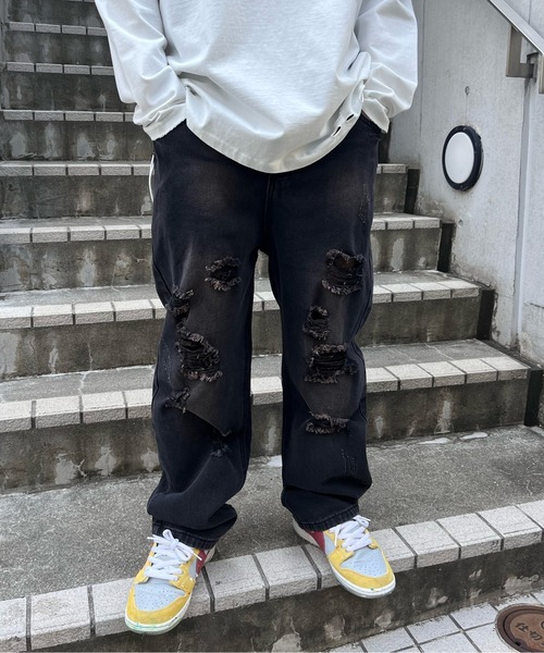 mindseeker（マインドシーカー） ワイドパンツ ジーンズ Back Of The