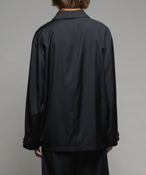 Casper John カラーレスジップテーラードジャケット　ブラック　Sサイズ CASPER JOHN（キャスパージョン）の「Collarless zip tailored