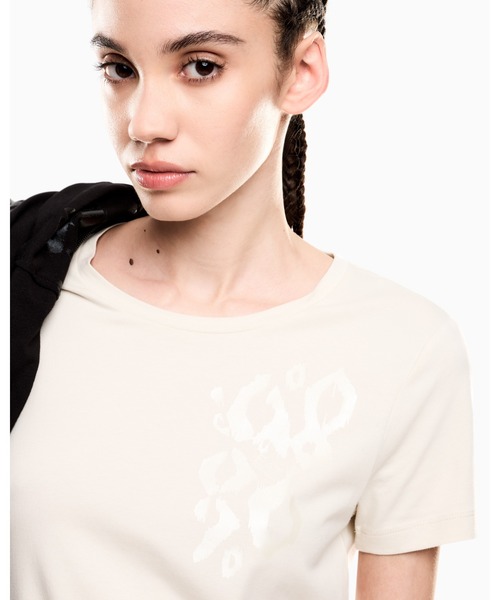 tシャツ 「エンポリオ アルマーニ EA7」Graphic Series クルーネックTシャツ ストレッチコットン レディース EA7 tシャツ 「エンポリオ アルマーニ EA7」Graphic Series