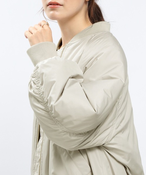 「GLOBAL WORK Smile Seed Store」 ジップアップブルゾン LARGE アイボリー レディース_画像9