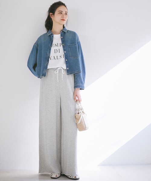 23区 tシャツ 「SLOW/一部店舗限定」MVSコットン ロゴTシャツ