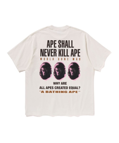 A BATHING APE tシャツ SLOGAN RELAXED FIT TEE メンズ