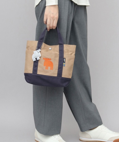 moz（モズ） トートバッグ キャンバス ミニ ハンドトートバッグ エルク
