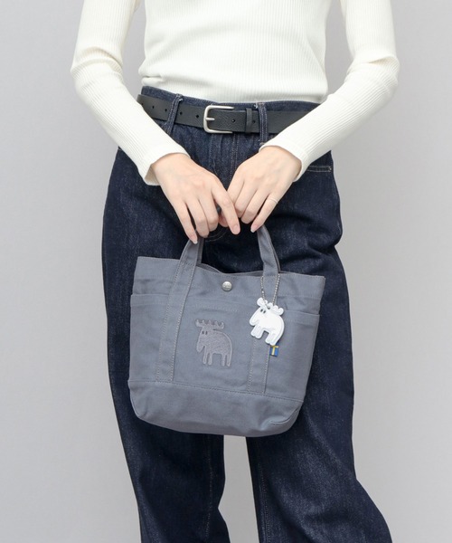 moz（モズ） トートバッグ キャンバス ミニ ハンドトートバッグ エルク