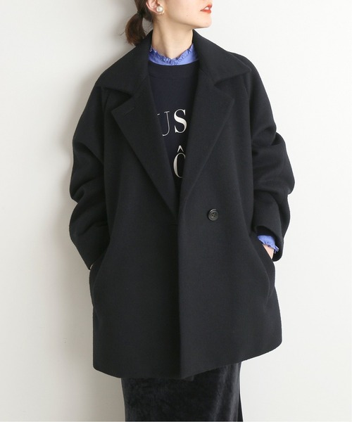 IENA（イエナ） コート 36 ネイビー レディース : ZOZOTOWN Yahoo!店