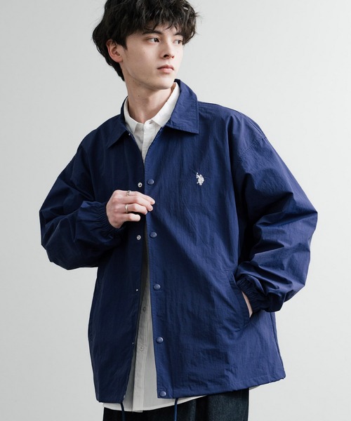 ポロラルフローレン　ナイロン　コーチジャケット　ネイビー　M 現行タグ ポニー1 楽天市場】ラルフローレン POLO Ralph Lauren ナイロン コーチ