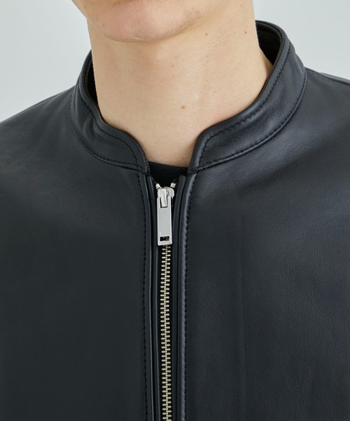 「CITY」 レザーブルゾン 1 ブラック メンズ_画像2
