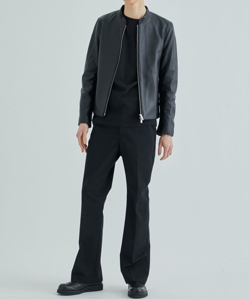 「CITY」 レザーブルゾン 1 ブラック メンズ_画像7
