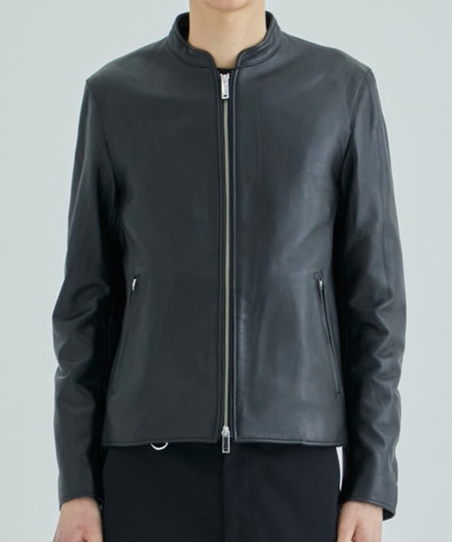 「CITY」 レザーブルゾン 1 ブラック メンズ_画像8