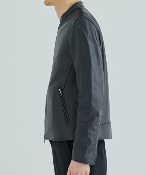 「CITY」 レザーブルゾン 1 ブラック メンズ_画像9
