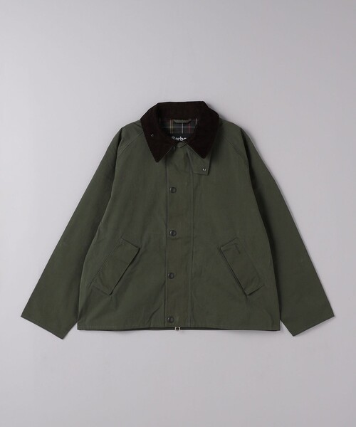 Barbour / OS TRANSPORT ピーチスキン ショートブルゾン Barbour ブルゾン アウター 「TRANSPORT / トランスポート