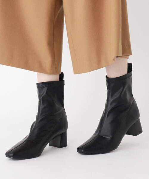 「ESPERANZA」 ショートブーツ L グリーン レディース_画像8