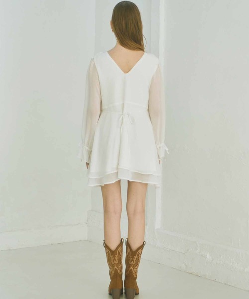 Luan ワンピース 「Luan」FRILL MINI ONEPIECE/フリルミニ