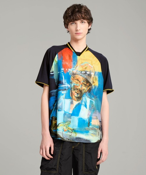 国内送 PUMA x KIDSUPER グラフィック ジャージ Tシャツ 2カラ− 国内送 PUMA x KIDSUPER グラフィック ジャージ Tシャツ 2カラ