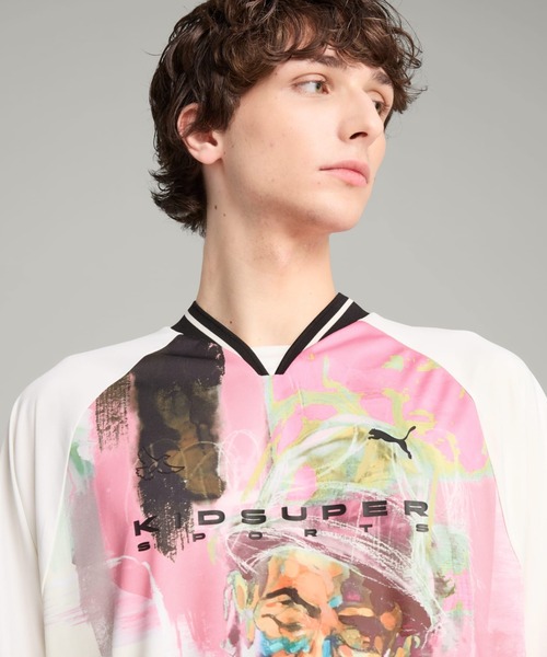 コラボ★PUMA x KIDSUPER★プーマ グラフィックジャージ PUMA tシャツ X KIDSUPER GRAPHIC JERSEY（プーマ×キッド