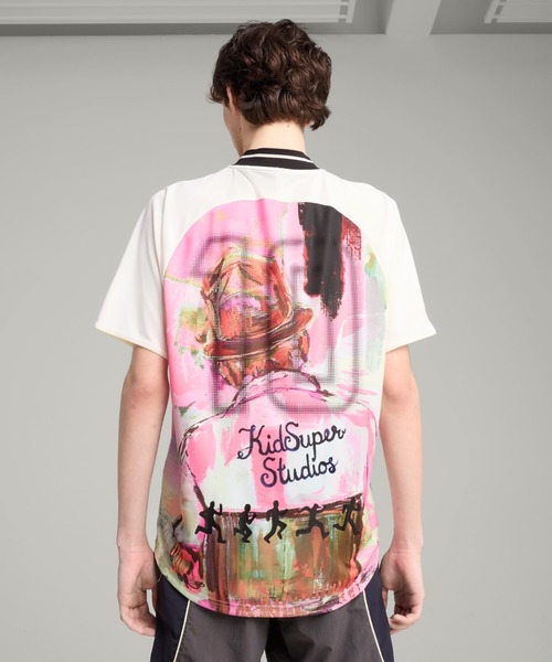 コラボ★PUMA x KIDSUPER★プーマ グラフィックジャージ PUMA tシャツ X KIDSUPER GRAPHIC JERSEY(プーマ×キッド