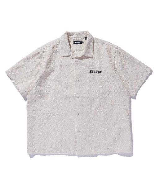 XLARGE シャツ EMBROIDERED S/S LACE SHIRT メンズ レディース