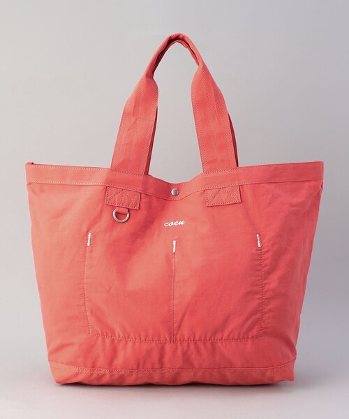 coen（コーエン） トートバッグ 「ワンポイントロゴ」コットンナイロン