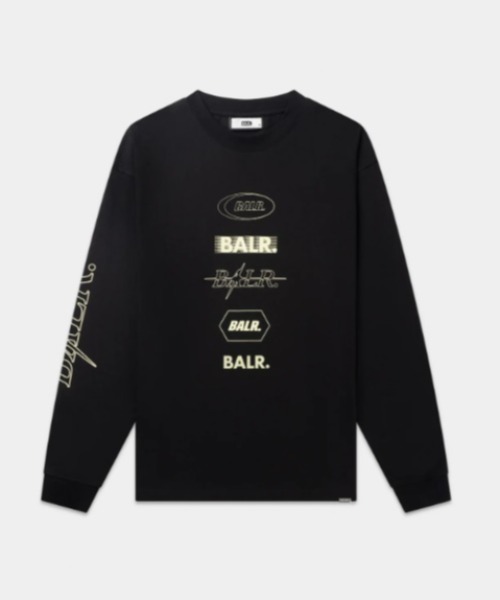tシャツ BALR./ボーラー/TAGS LS T-SHIRT-JET メンズ