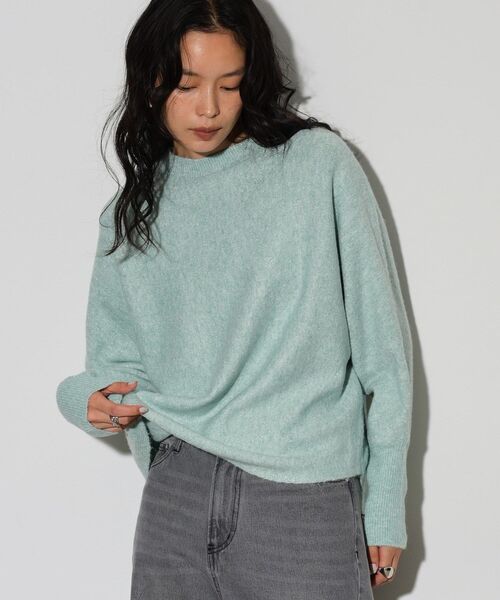 「GALLEST」 ドルマンスリーブニット 34 ベージュ レディース_画像7