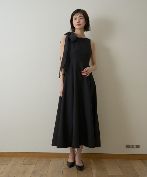 ROUGE VIF Sophie ワンピース 「一部店舗限定」肩リボンロング
