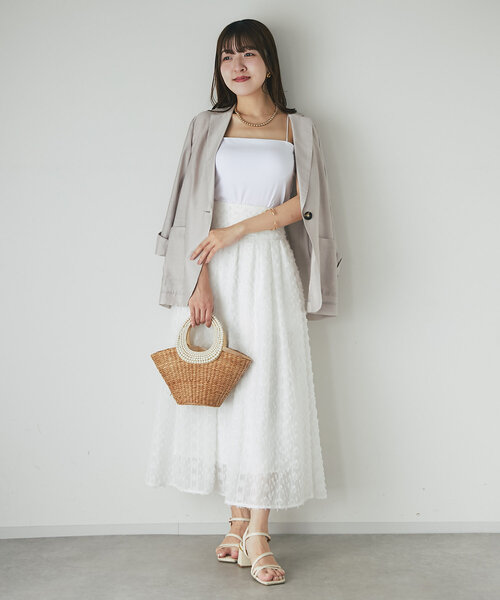 La boutique Bonbon キャミソール 「スタッフmiki監修」2WAYペチ