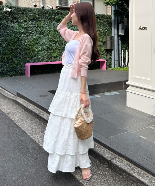 La boutique Bonbon キャミソール 「スタッフmiki監修」2WAYペチ