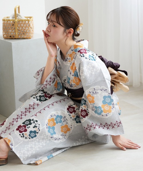 utatane 浴衣 選べる浴衣3点セット utataneオリジナル 国内染色