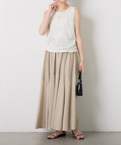 COLLAGE GALLARDAGALANTE スカート COLLAGE GALLARDAGALANTE スカート シアードビーストライプ