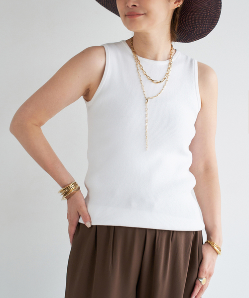 ニット セーター *追加 Diner B CROP タンクトップ レディース