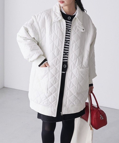 「BONLECILL」 コート FREE カーキ レディース_画像4