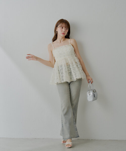 Chico（チコ） ブラウス シャツ 「SALON by Chico」ローズチュール