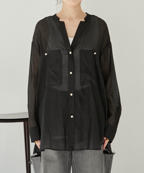「COLLAGE GALLARDAGALANTE」 長袖ブラウス FREE アイボリー レディース COLLAGE GALLARDAGALANTE 「COLLAGE GALLARDAGALANTE」 長袖