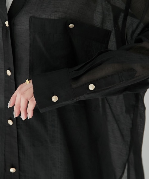 「COLLAGE GALLARDAGALANTE」 長袖ブラウス FREE アイボリー レディース COLLAGE GALLARDAGALANTE 「COLLAGE GALLARDAGALANTE」 長袖