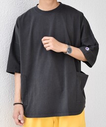 tシャツ 「SHIPS any別注」Champion: ブリーチ ドルマン キャンプポケット Tシャツ メンズ｜ZOZOTOWN Yahoo!店
