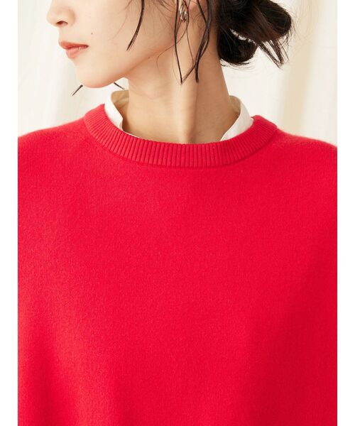 「CRAFT STANDARD BOUTIQUE」 ニットベスト FREE 杢グレー レディース_画像6