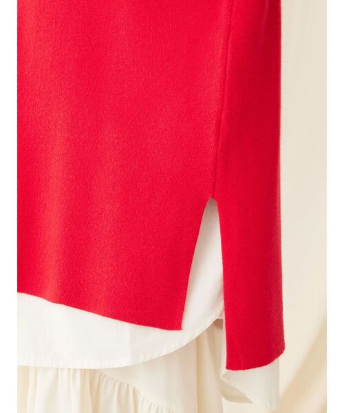 「CRAFT STANDARD BOUTIQUE」 ニットベスト FREE 杢グレー レディース_画像9