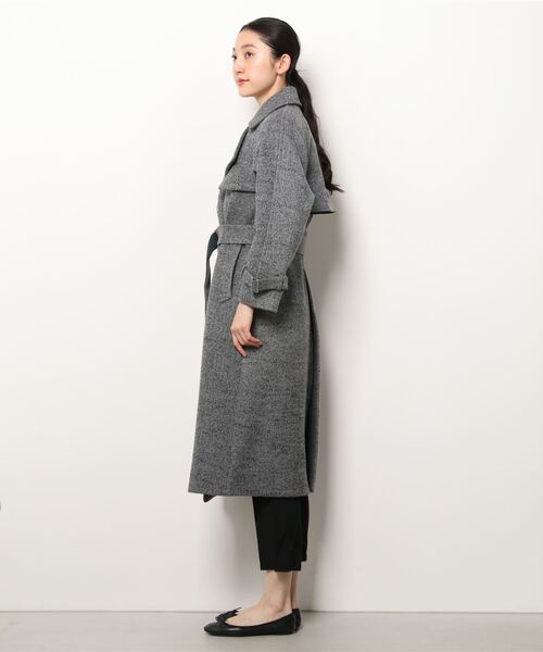 「BRACTMENT」 チェスターコート 36 ブラック レディース_画像3