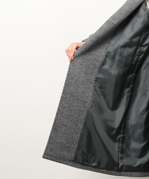 「BRACTMENT」 チェスターコート 36 ブラック レディース_画像4