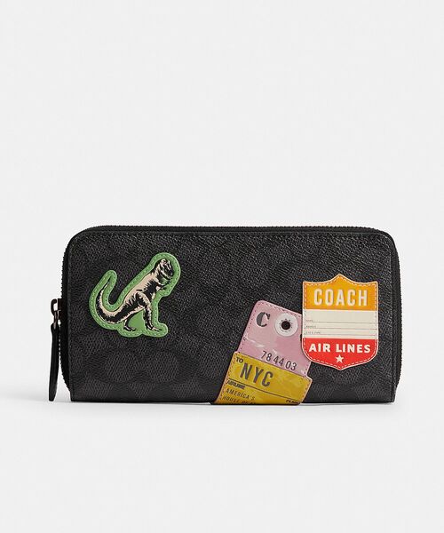 COACH コーチ メンズ アコーディオン ウォレット シグネチャー キャンバス COACH 財布 アコーディオン ウォレット・シグネチャー