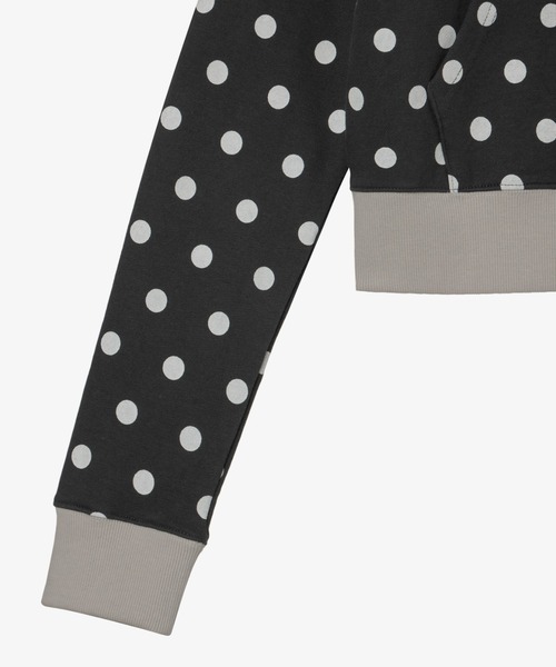 【新品未開封】aeae ロゴ フーディー パーカー ダブルジップ aeae] 25SS☆ WEB LOGO CROP HOOD ZIP UP(DOT)-2色 (AEAE