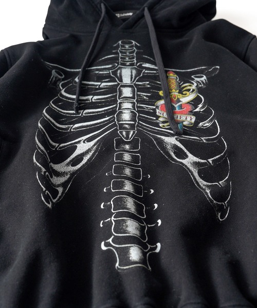 Subciety（サブサエティ） パーカー Skelton hoodie メンズ レディース